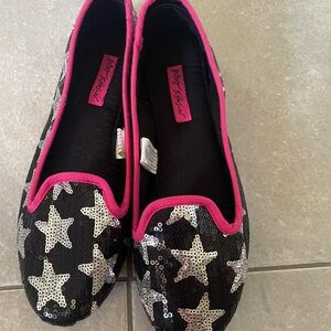 Betsey Johnson Sequin Flats